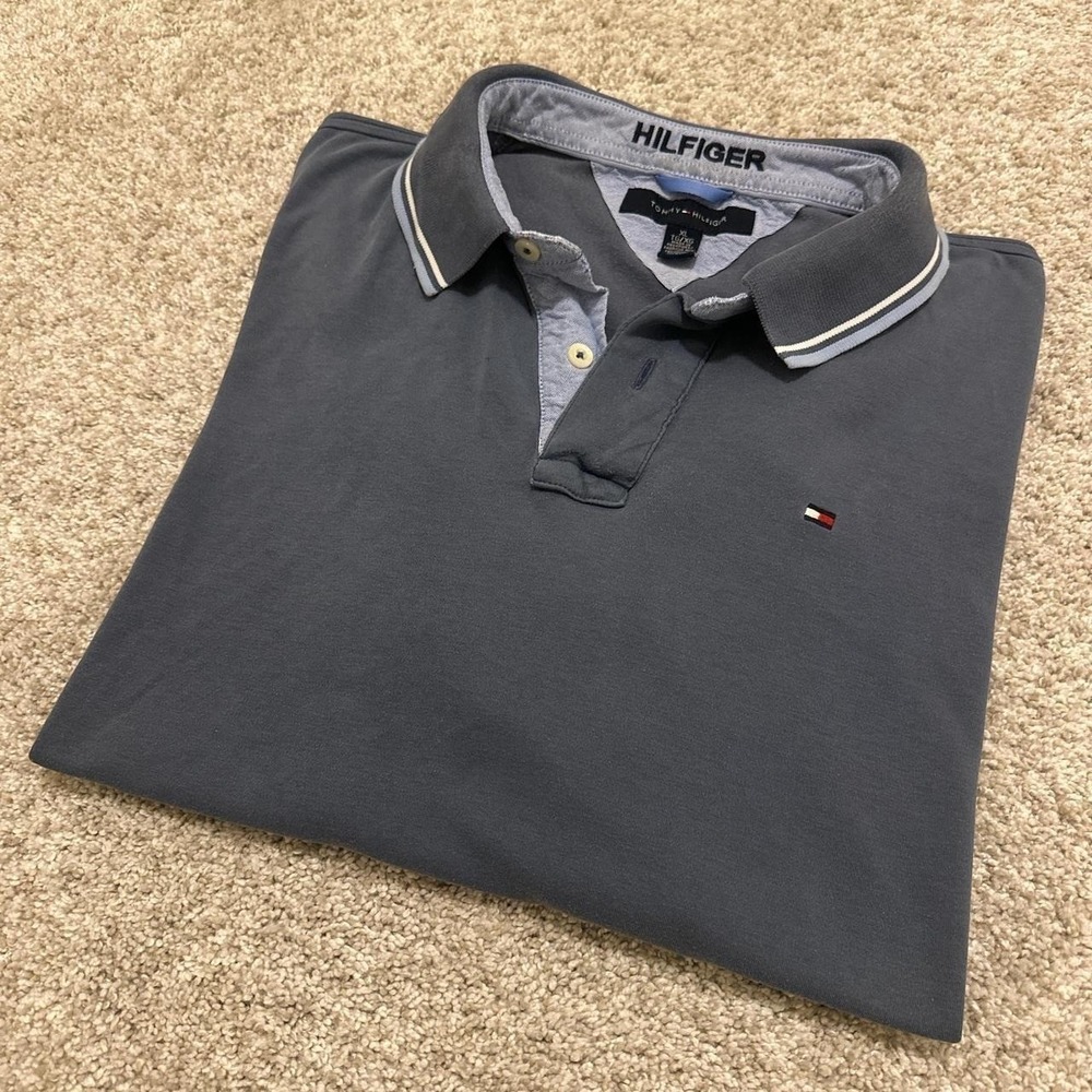 Tommy Hilfiger Polo Shirt | Slate Blue | XL